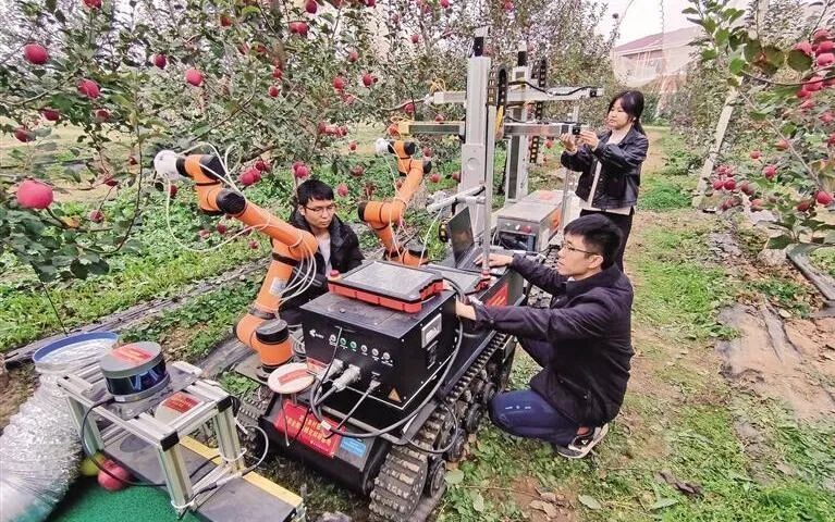 蘋果采摘機器人